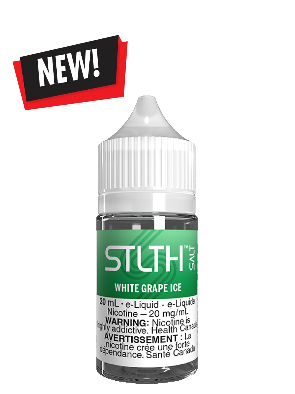 White Grape Ice SALTS 30ml by STLTH - Rigs N Clouds Canada